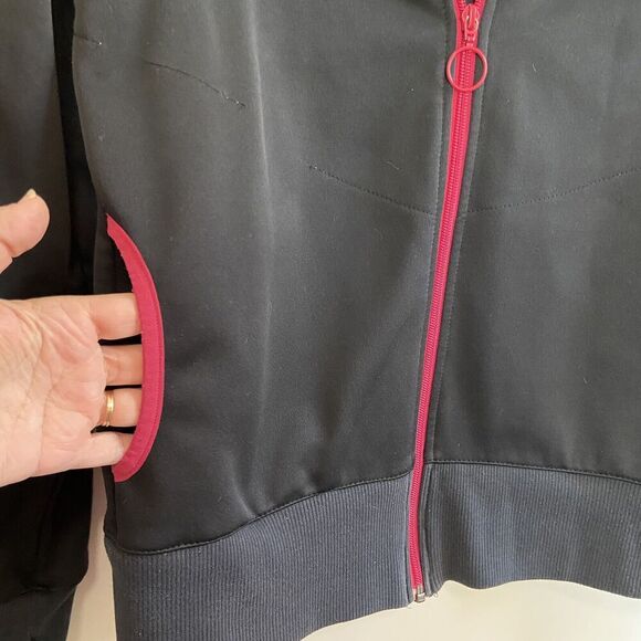 Columbia Interchange Soft Shell Jacket Black Red Size Large - Picture 4 of 13